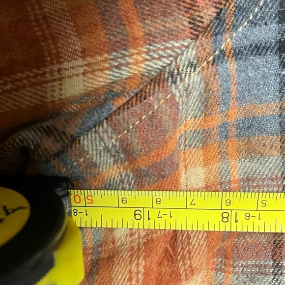 Plaid velvet back embroidered blouse nwt by Paparazzi - Picture 12 of 16